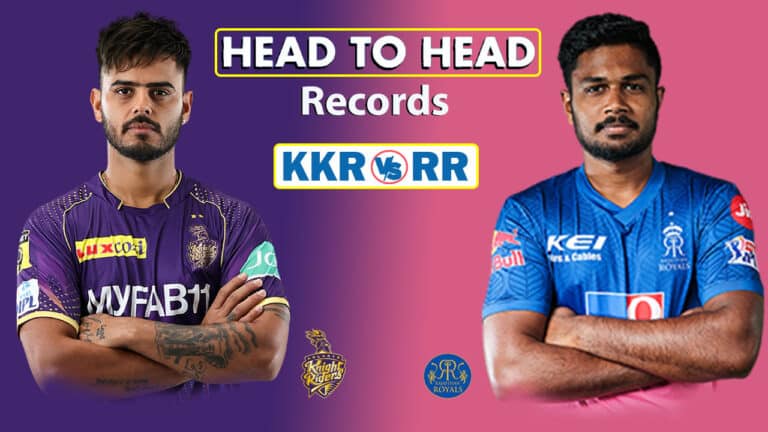 KKR vs RR Head to Head