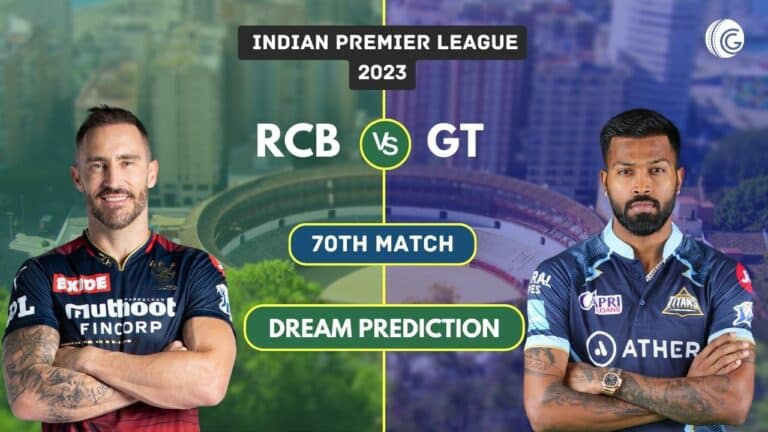 RCB vs GT Dream11 Prediction