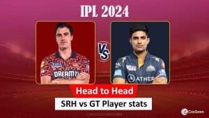 SRH vs GT head to head record 2024