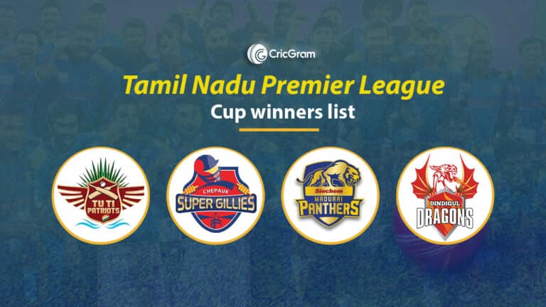 TNPL Cup winners list