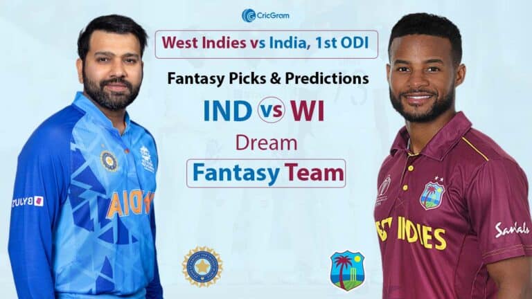 WI vs IND 1st ODI Fantasy Picks