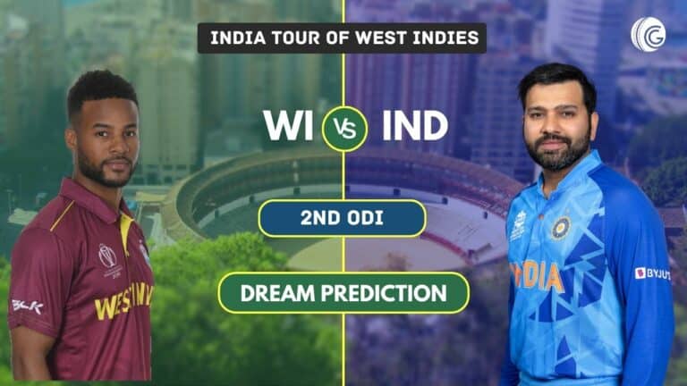 WI vs IND 2nd ODI Dream11 Team Prediction