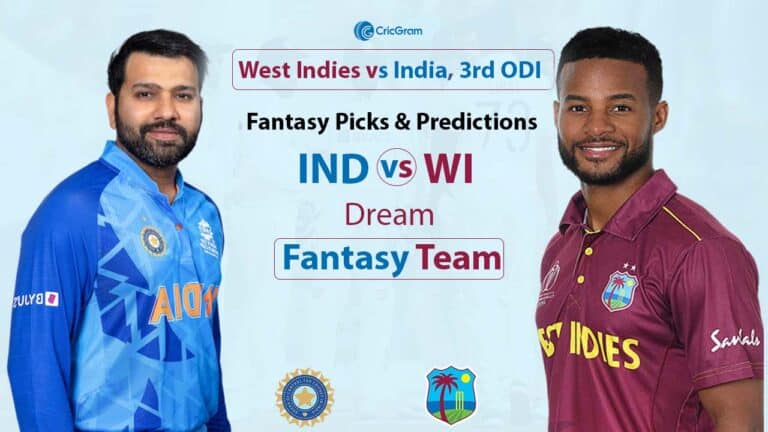 WI vs IND 3rd ODI Fantasy Picks