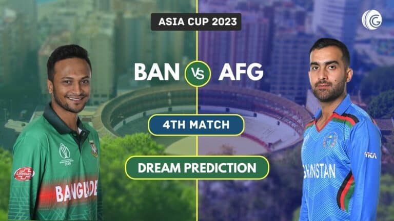 BAN vs AFG Dream11 Prediction
