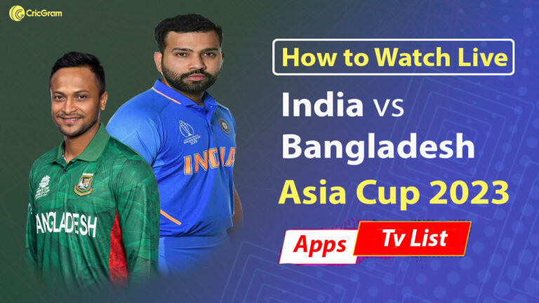 India vs Bangladesh Live streaming