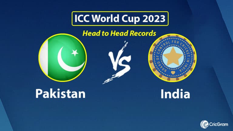 India vs Pakistan Head to Head