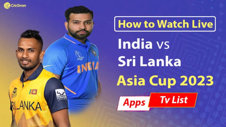 India vs Sri Lanka Live streaming