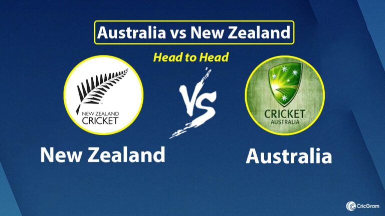 Australia vs New Zealand Head to Head