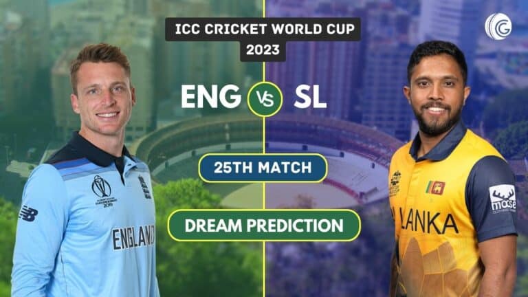 ENG vs SL Dream11 Team Prediction: Cricket World Cup 2023