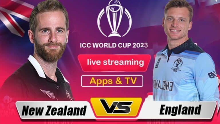 England vs New Zealand World Cup live streaming 2023