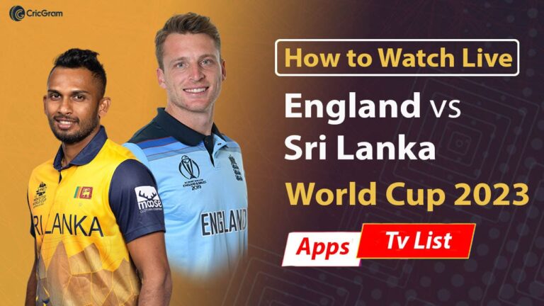 England vs Sri Lanka Live streaming online