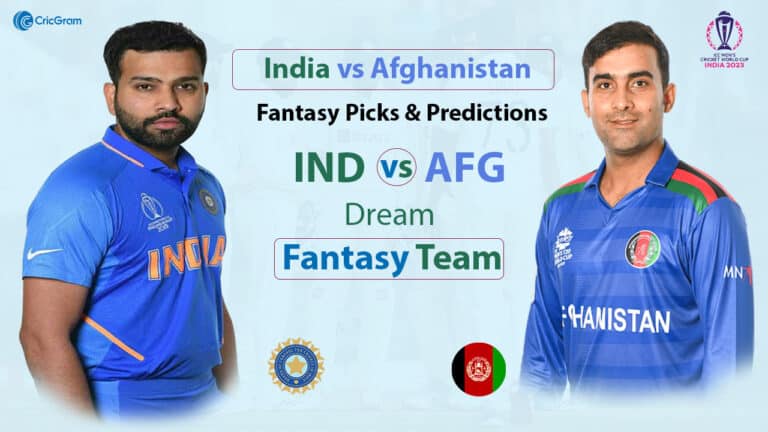 India vs Afghanistan ODI World Cup 2023 Match Prediction