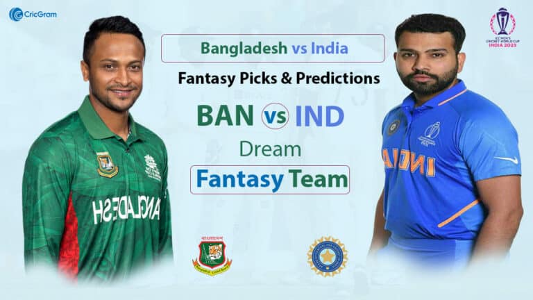 India vs Bangladesh ODI World Cup 2023 Match Prediction