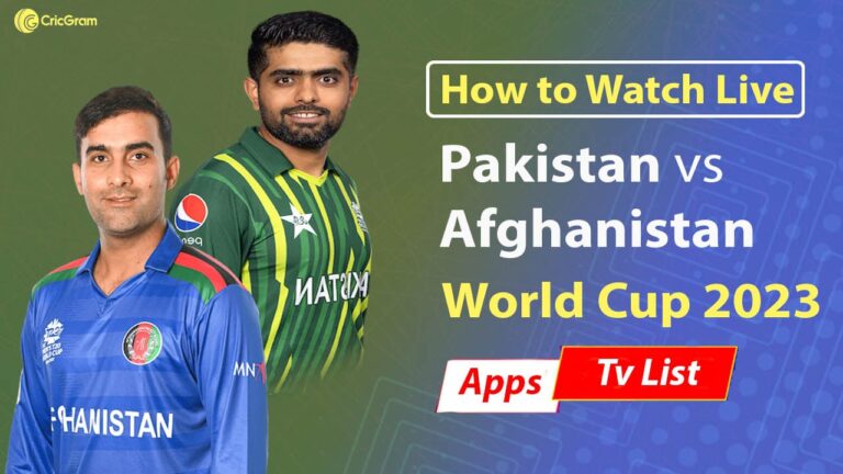 Pakistan vs Afghanistan Live Streaming Online