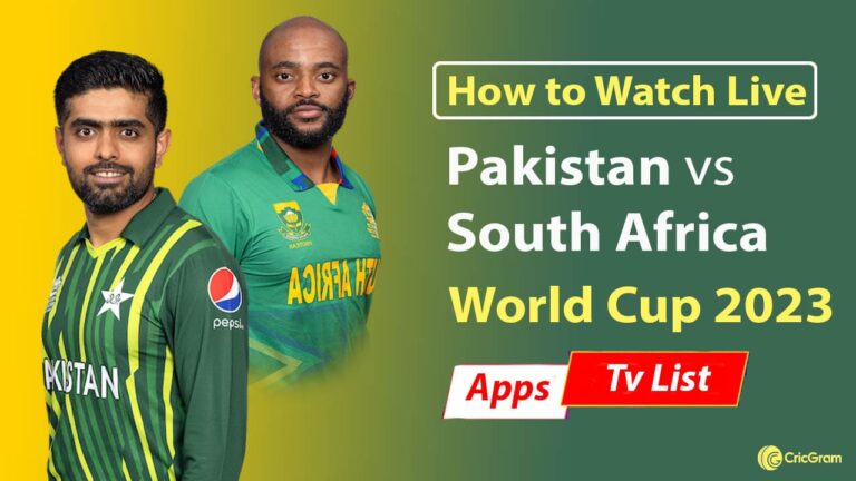 Pakistan vs South Africa Live Streaming Online