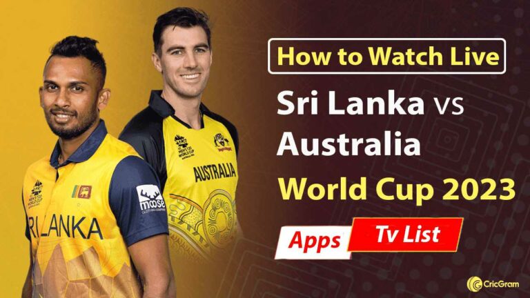Australia vs Sri Lanka Live streaming