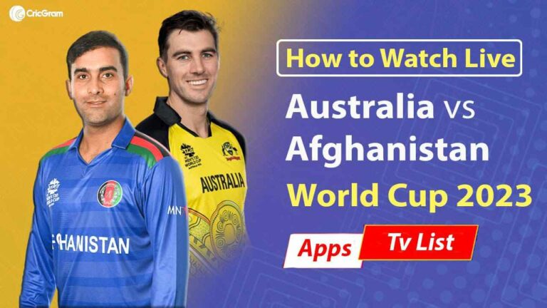 Australia vs Afghanistan Live Streaming Online