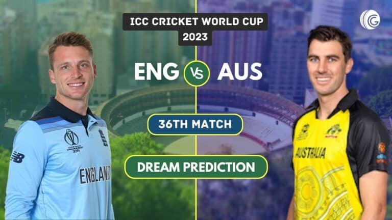 ENG vs AUS Dream11 Team Prediction: Cricket World Cup 2023