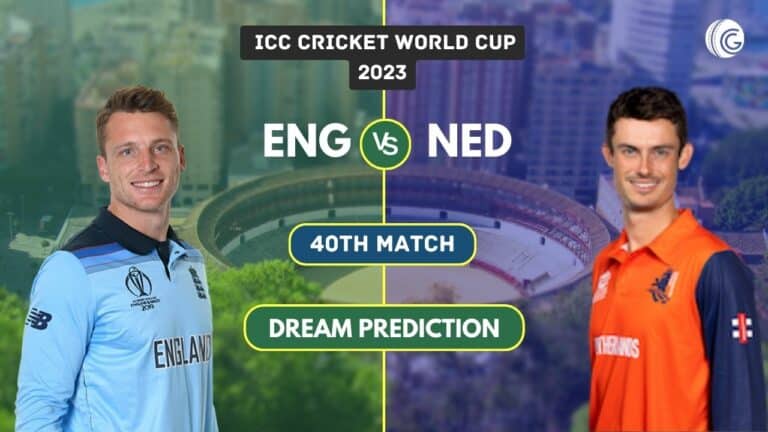 ENG vs NED Dream11 Team Prediction: Cricket World Cup 2023