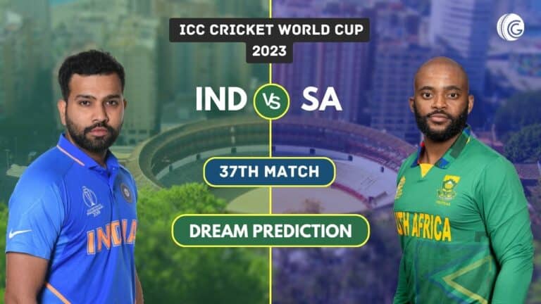 IND vs SA Dream11 Team Prediction: Cricket World Cup 2023