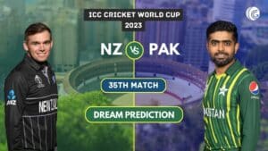 NZ vs PAK Dream11 Team Prediction: Cricket World Cup 2023