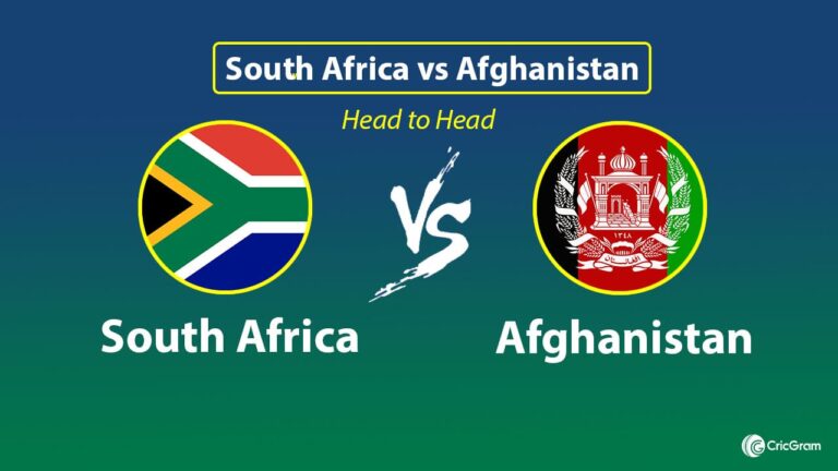 South Africa vs Afghanistan Head to Head