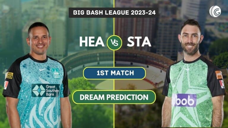HEA vs STA Dream11 Team Prediction, Big Bash League 2023-24