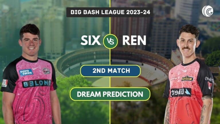 SIX vs REN Dream11 Team Prediction, Big Bash League 2023-24