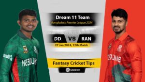 DD vs RAN Dream11 Prediction