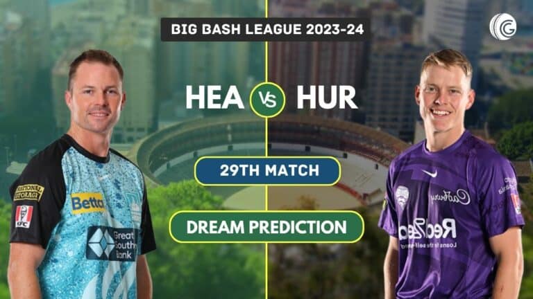 EA vs HUR Dream11 Team Prediction, Playing XI & Pitch Report: Big Bash League