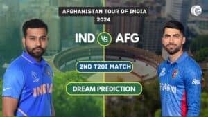 IND vs AFG 2nd T20I Dream11 Team Prediction