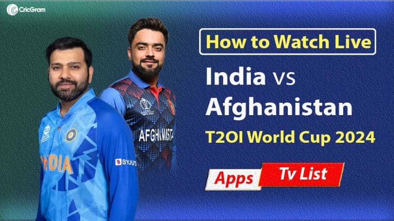 India vs Afghanistan T20I Match Live