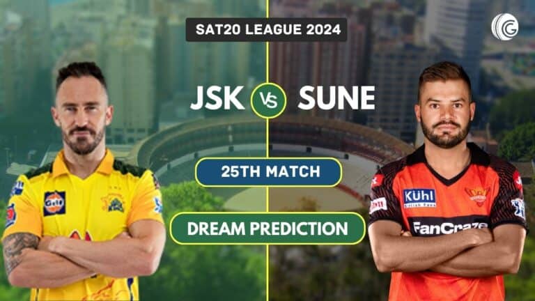 JSK vs SUNE Dream11 Prediction, Playing XI & Pitch Report: SA20 2024