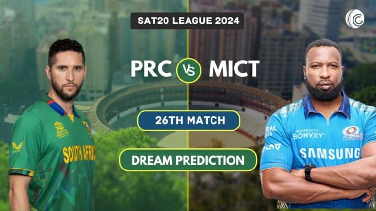 PRC vs MICT Dream11 Prediction, Playing XI & Pitch Report: SA20 2024