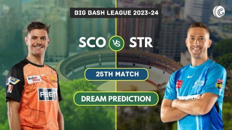 SCO vs STR Dream11 Team Prediction, Playing XI, Pitch Report: Big Bash League