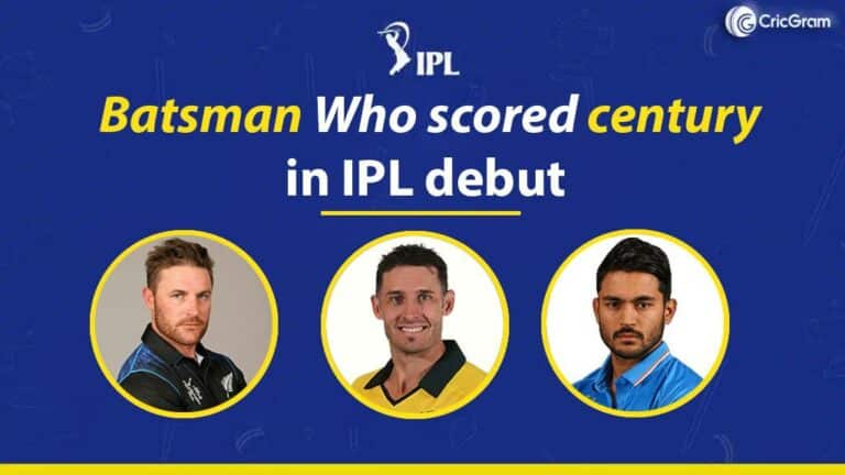 Batsman Who scored century in IPL debut
