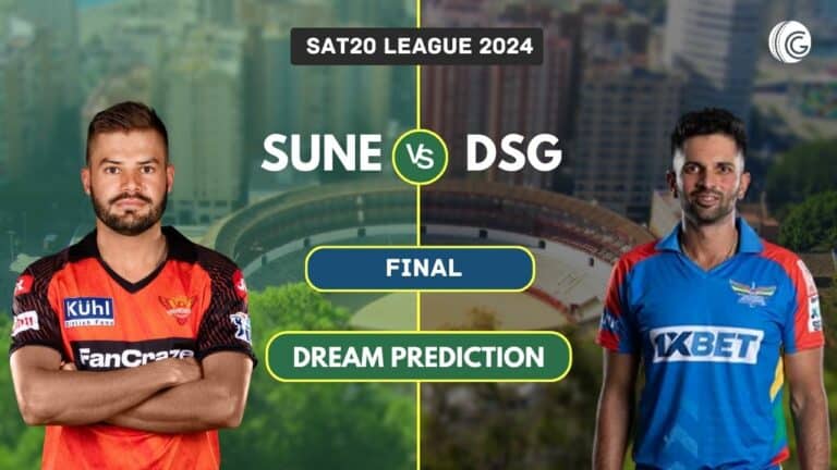 SUNE vs DSG Dream11 Prediction, Final, Playing XI & Pitch Report: SA20 2024