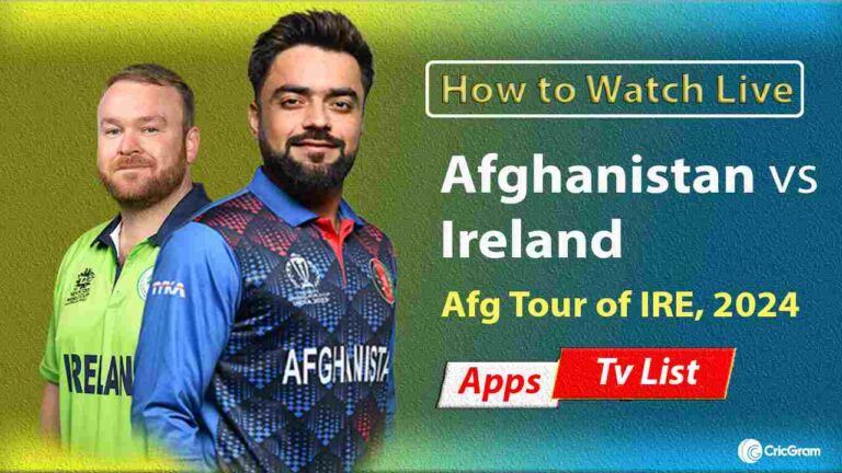 Afghanistan vs Ireland Live Streaming Online, 2nd T20I
