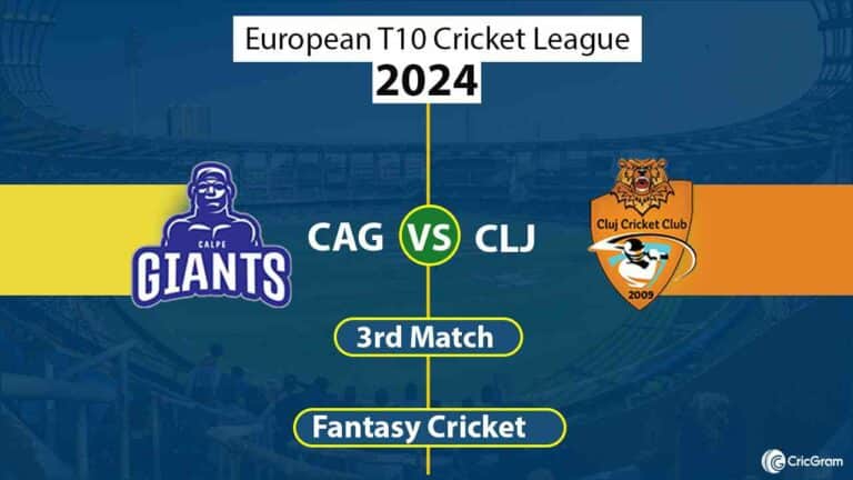 CAG vs CLJ Dream 11 Predication, European T10 Cricket League