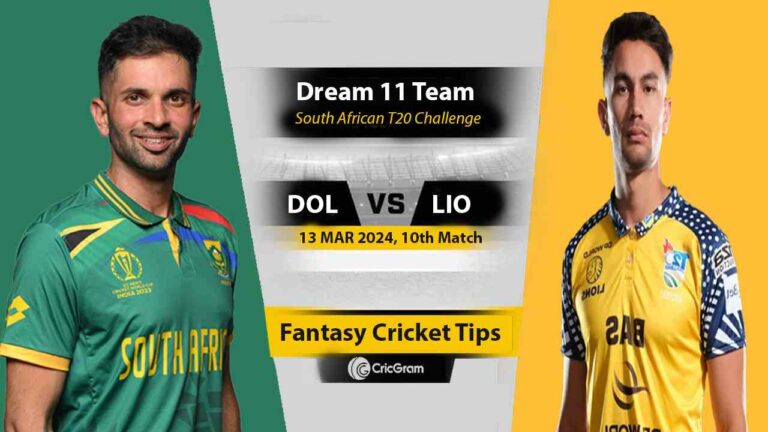 DOL vs LIO 10TH Dream11 Prediction