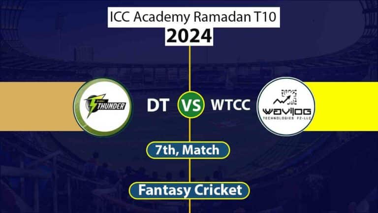 DT vs WTCC 7th, ICC Academy Ramadan T10