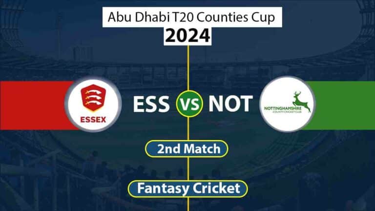 ESS vs NOT Dream 11 Team Prediction 2ND Match