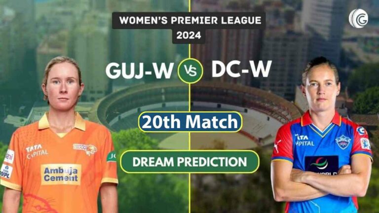 GUJ-W vs DC-W 20th Match Dream11 Prediction