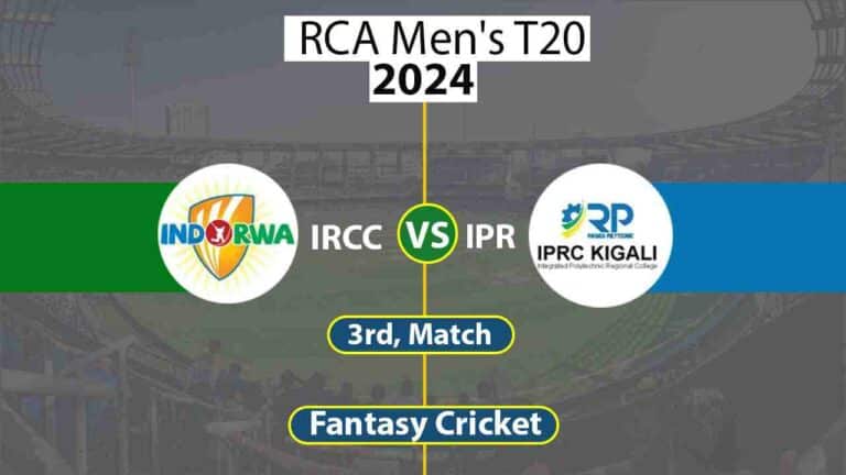 IRCC vs IPR 3rd, RCA Men's T20