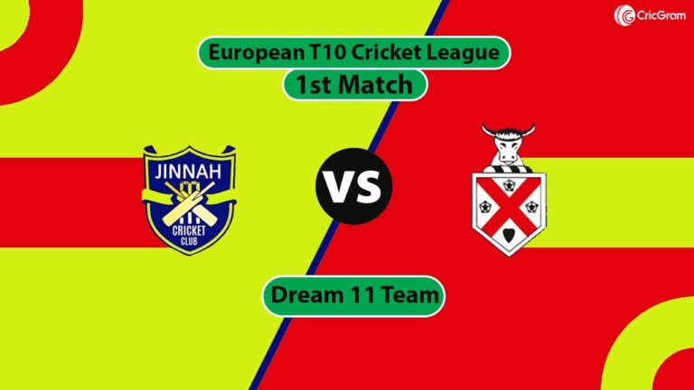 JIB vs HOR 1st European T10 Cricket League