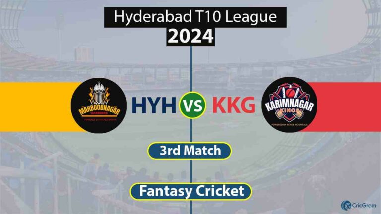 MBW vs KKG Dream 11 Team, 3rd Match, Hyderabad T10 League