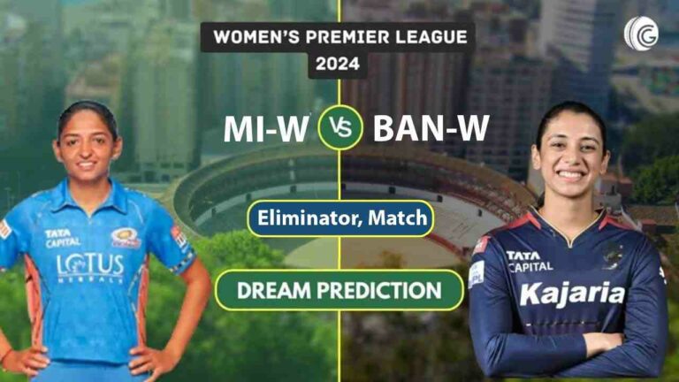 MI-W vs RCB-W Dream11 Prediction, Eliminator