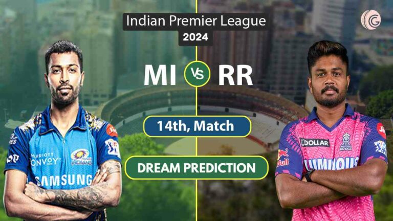 MI vs RR Dream11 Prediction, Dream Team Today match IPL 2024