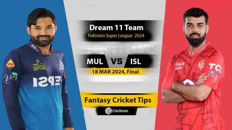 MUL vs ISL Dream11 Prediction, Final Match