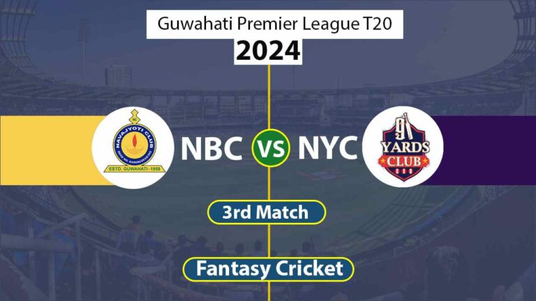 NBC vs NYC 3rd, Guwahati Premier League T20